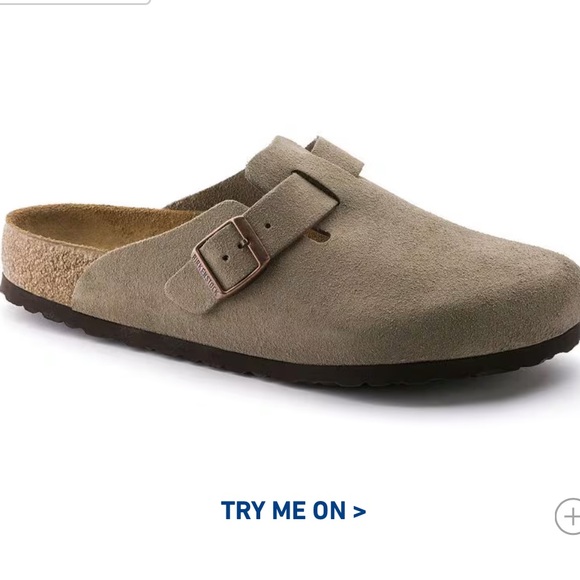 Birkenstock Shoes - Birkenstock Unisex Leather Taupe Boston Soft Footbed Sandals Men 8 Woman10